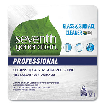 Seventh Generation® Professional Glass And Surface Cleaner, Free And Clear, 1 Gal Bottle freeshipping - TVN Wholesale
